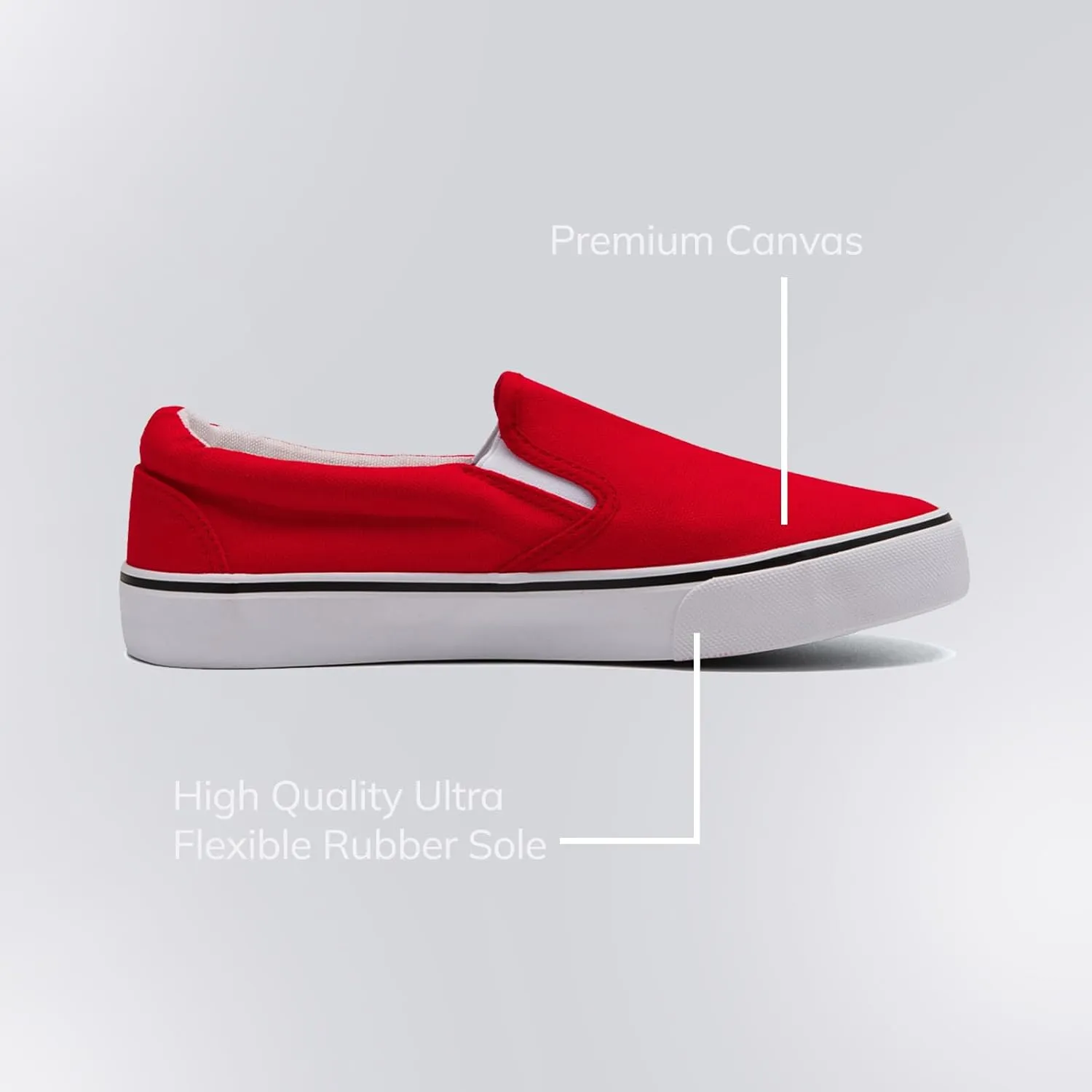 Low-Top Slip Ons Women's Fashion Sneakers Casual Canvas Sneakers for Women Comfortable Flats Breathable Padded Insole Slip on Sneakers Women Low Slip on Shoes