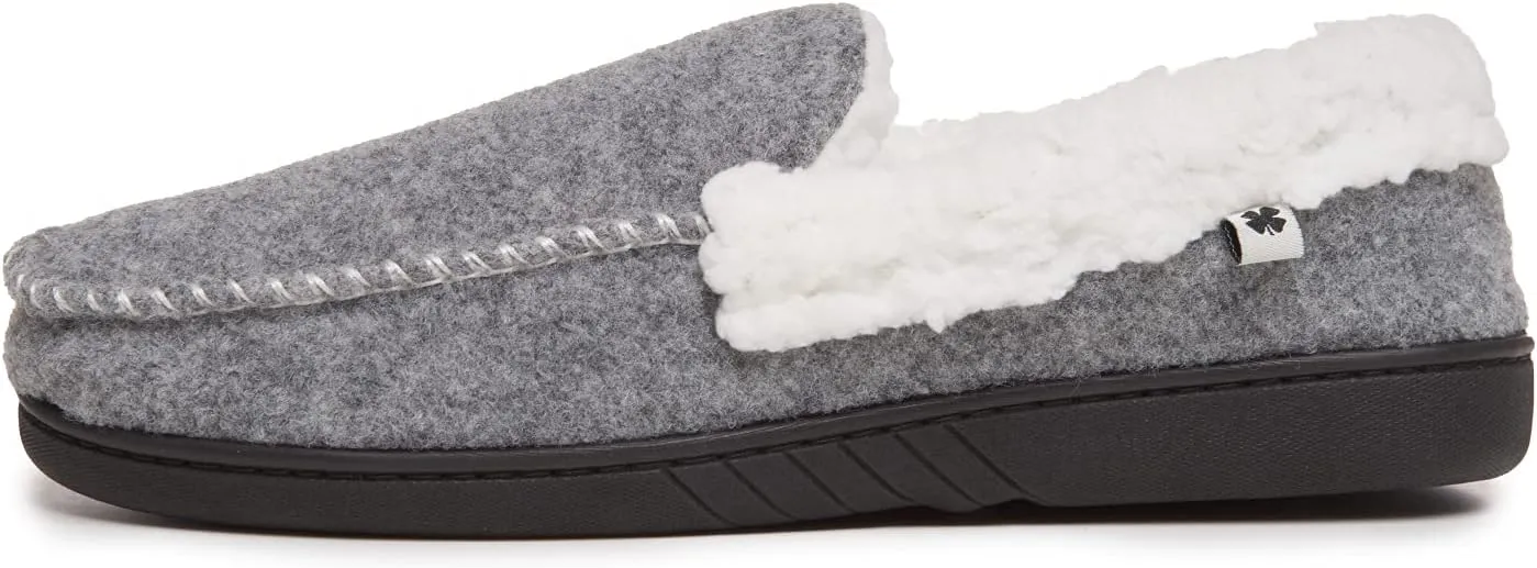 Lucky Brand Men's Faux Wool Sherpa Lined Slipper