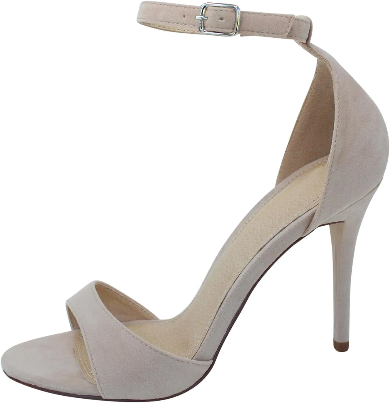 Luxe Ankle Strap Womens Sandal Pumps