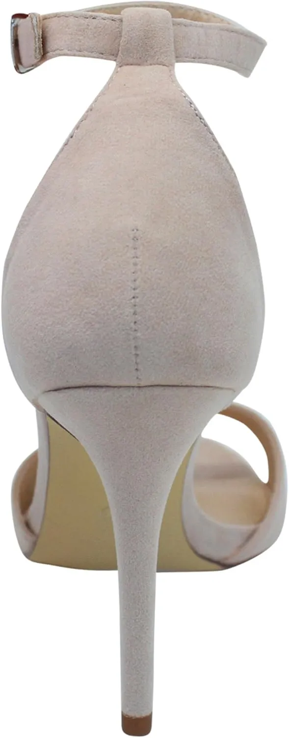 Luxe Ankle Strap Womens Sandal Pumps