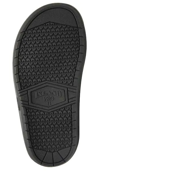 Made in Hawaii Unisex Premium Leather Thong Sandals with Arch Support (PB202-BLAC-7)
