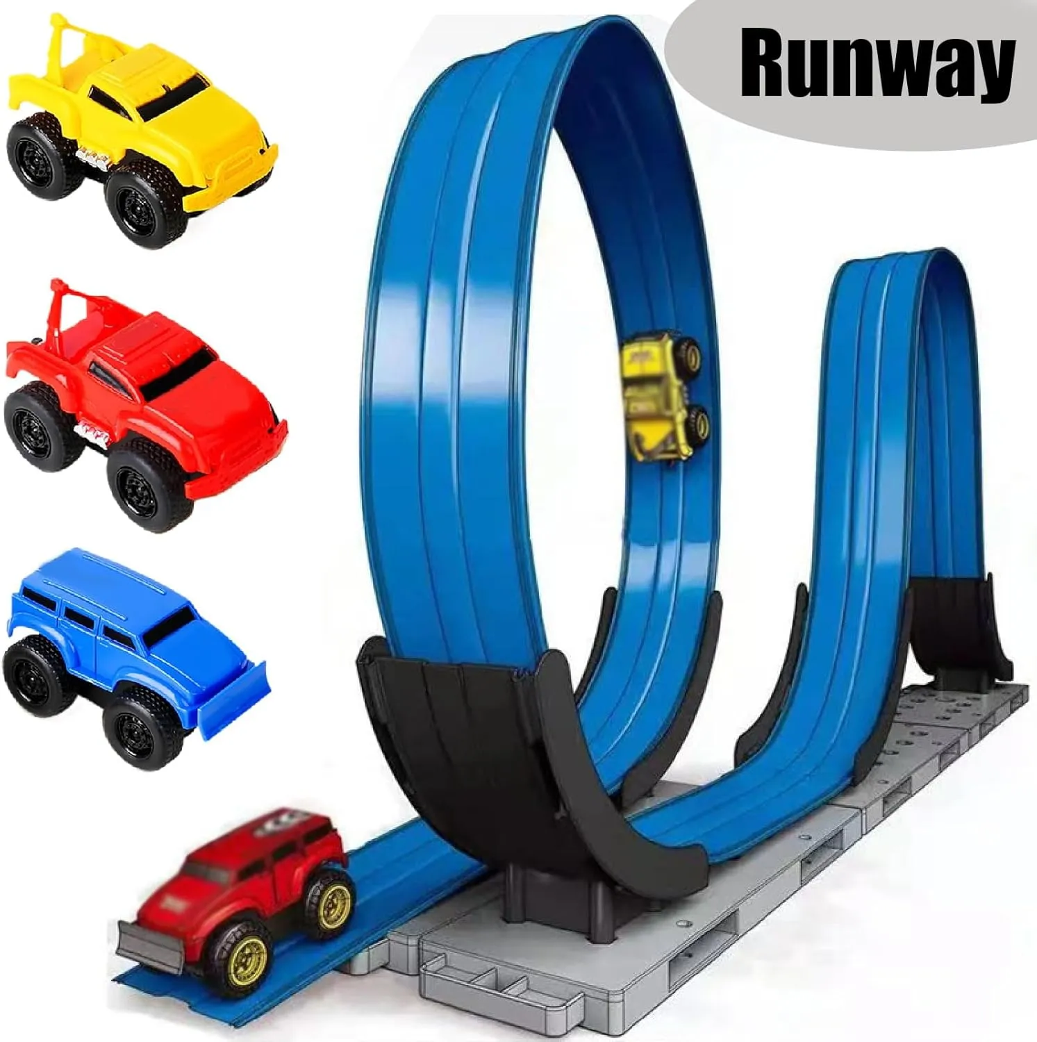 Magnetic Wall Climbing Toy Car, Wall Climbing Toy Car, 2025 Upgraded Magnetic Wall Climbing Cars, Travel on Vertical Surfaces Such as Walls and Ceilings (Red/Yellow/Blue)