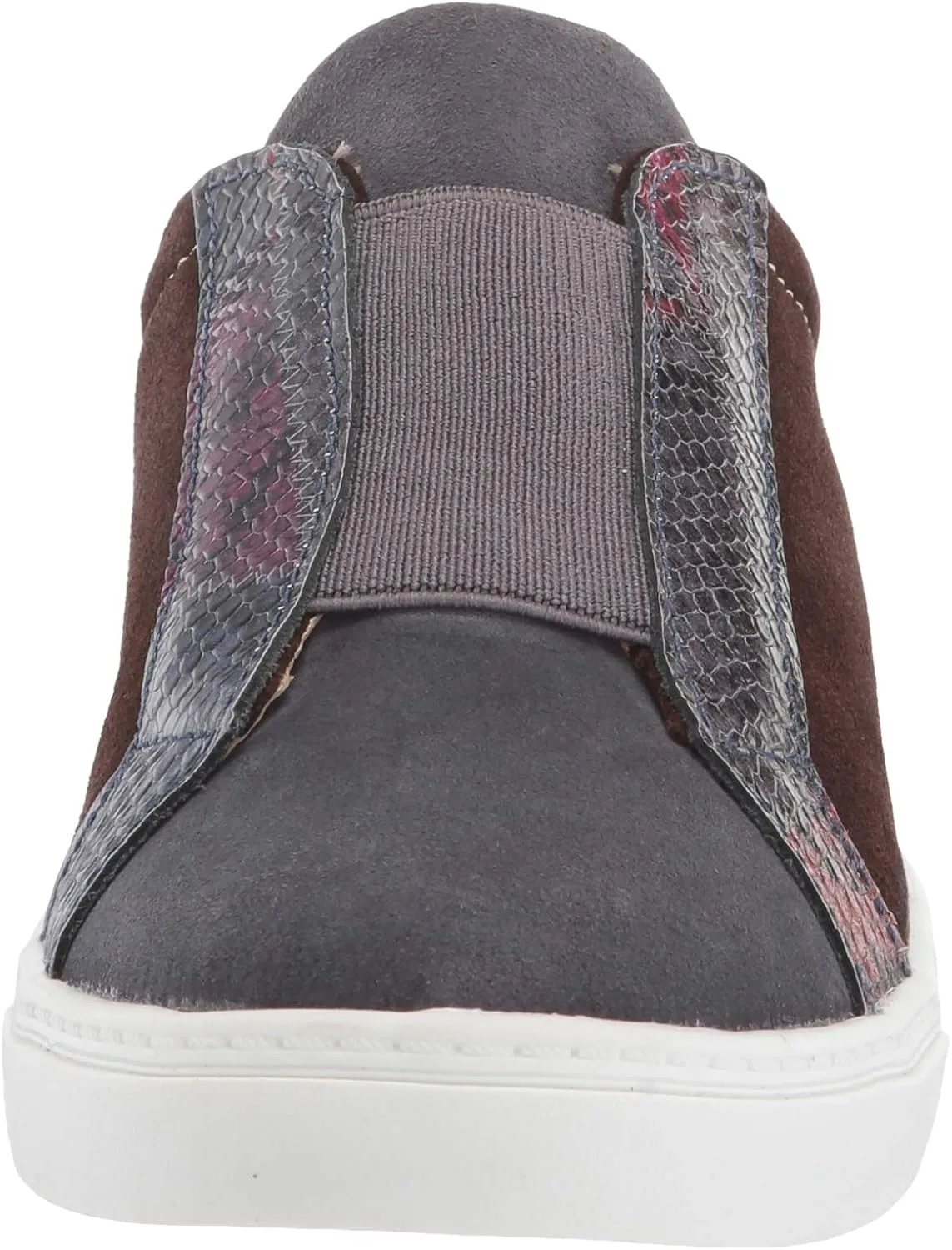 MARC JOSEPH NEW YORK Unisex-Child Kids Boys/Girls Leather Made in Brazil Slip on Elastic Detail Sneaker