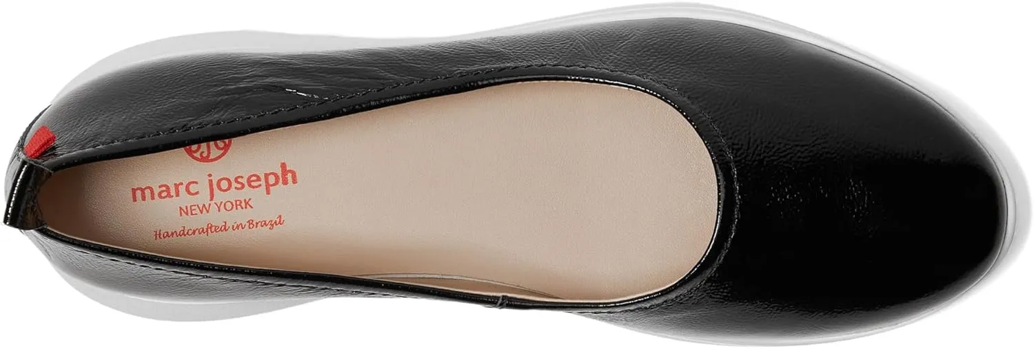 Marc Joseph New York Women's Comfort Slip On Leather Lightweight Loafer Flat