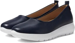 Marc Joseph New York Women's Comfort Slip On Leather Lightweight Loafer Flat