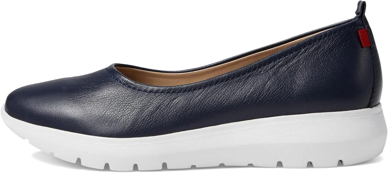 Marc Joseph New York Women's Comfort Slip On Leather Lightweight Loafer Flat