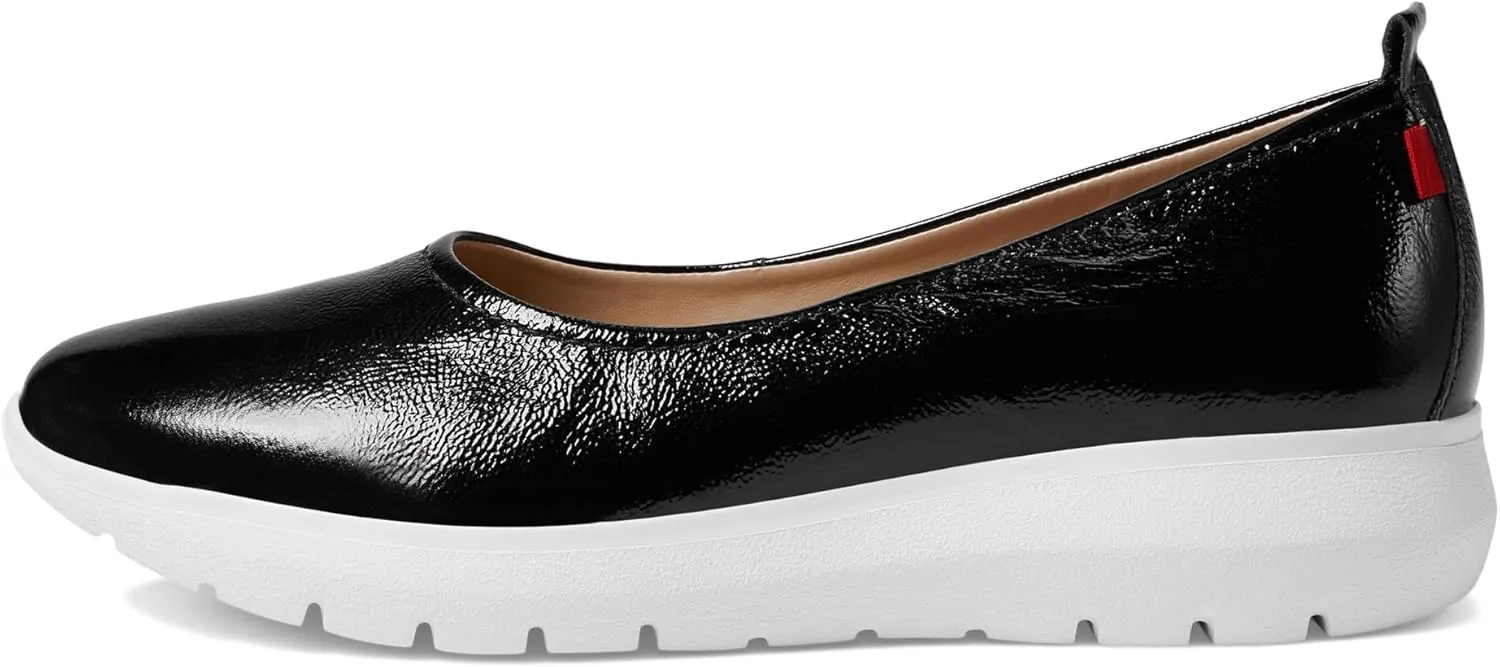 Marc Joseph New York Women's Comfort Slip On Leather Lightweight Loafer Flat