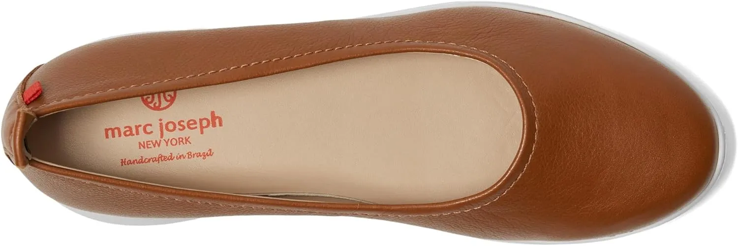 Marc Joseph New York Women's Comfort Slip On Leather Lightweight Loafer Flat
