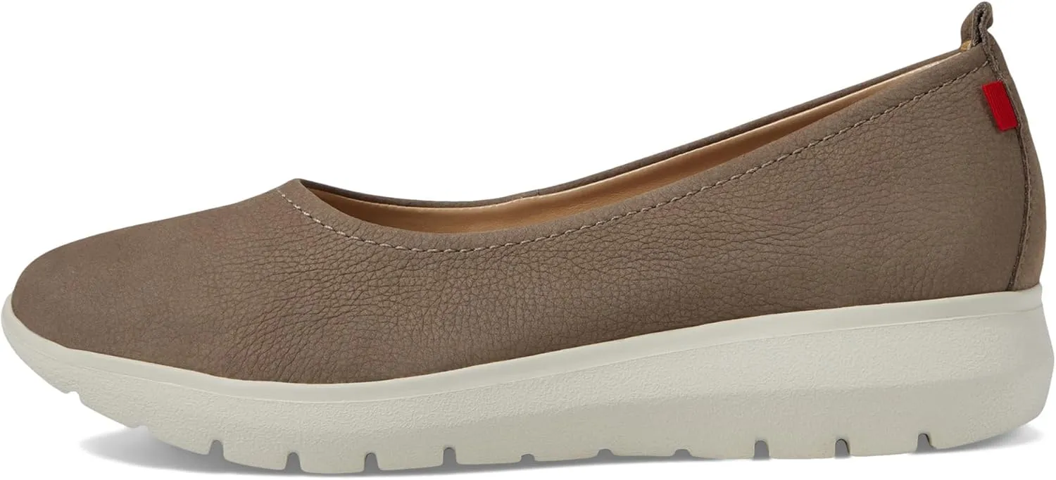 Marc Joseph New York Women's Comfort Slip On Leather Lightweight Loafer Flat