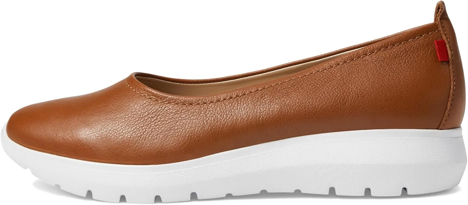 Marc Joseph New York Women's Comfort Slip On Leather Lightweight Loafer Flat