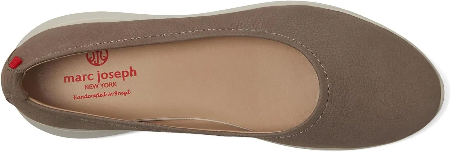 Marc Joseph New York Women's Comfort Slip On Leather Lightweight Loafer Flat