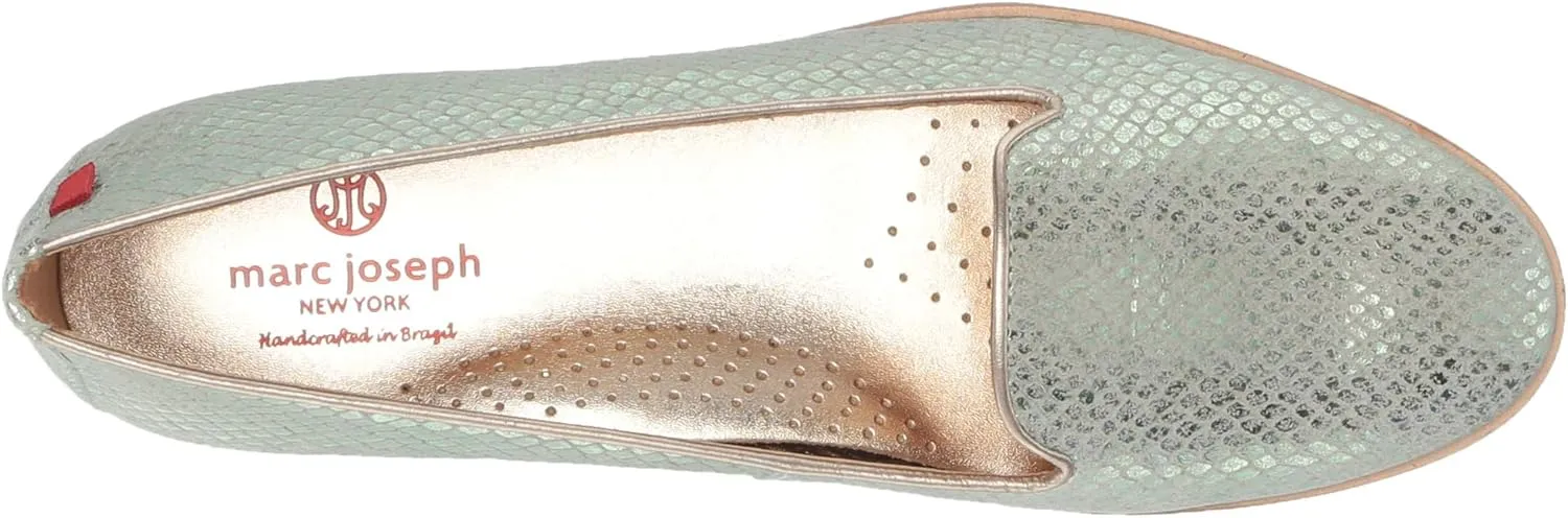 MARC JOSEPH NEW YORK Women's Leather Made in Brazil Columbus Circle Flat Ballet