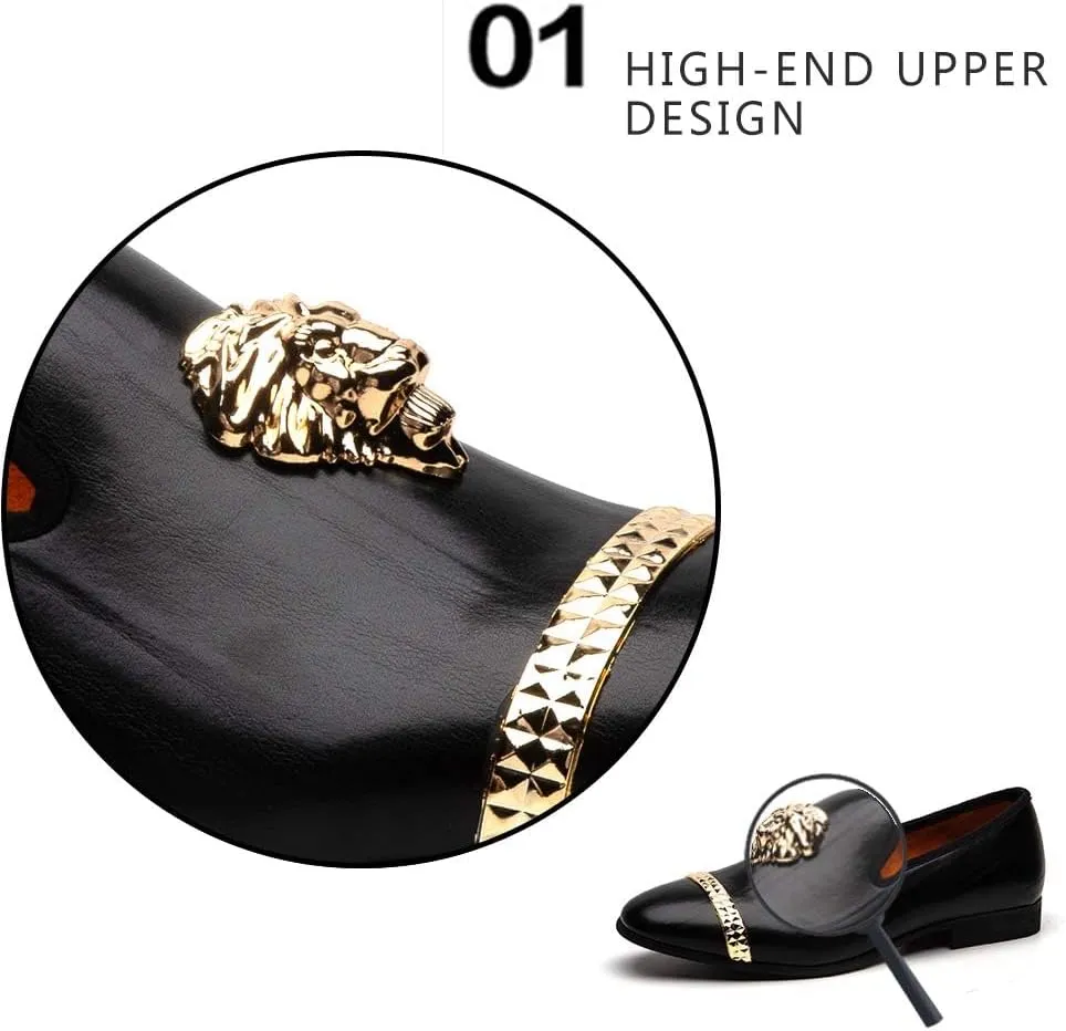 Meijiana Men Loafers Men Luxury Wedding Dress Shoes Fashion Party Shoes for Men