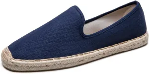 Men's Casual and Comfortable Linen Vegan Canvas Shoes, Men's Flat Shoes, Anti Slip Soles Suitable for Any Occasion in Summer, Spring, and Autumn