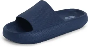 Men's Classic Ultra Soft Sliders/Slippers with Cushion FootBed for Adult | Comfortable & Light Weight | Stylish & Anti-Skid | Waterproof & Everyday Flip Flops for Gents/Boys D-504