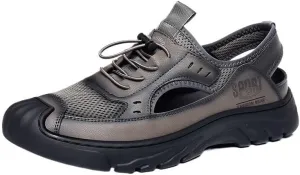 Men's Cutout Mesh Handmade Flat Casual Loafers Lightweight Slip on Comfortable Breathable Lightweight Non Slip