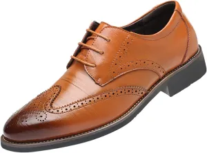 Men's Dress Shoes Size 14 Extra Wide Classical Style Men's Breathable Hollow Business Casual Pointed Loafer Dress Shoes