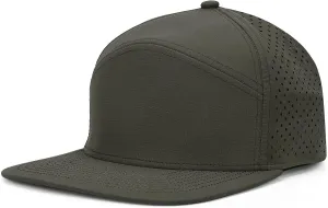 Mens Golf Trucker Hat Outdoor Lightweight Snapback Closure Flat Brim Laser Cut Baseball Cap for Women