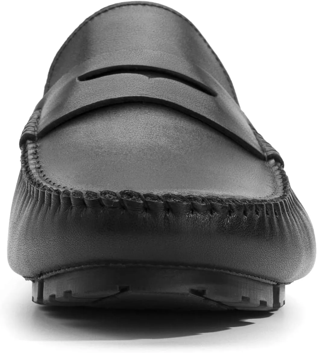 Men's Loafer Premium Genuine Leather Shoes Casual Slip on Shoes Breathable Driving Shoes