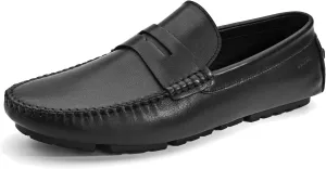 Men's Loafer Premium Genuine Leather Shoes Casual Slip on Shoes Breathable Driving Shoes