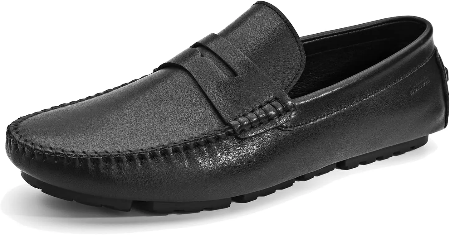 Men's Loafer Premium Genuine Leather Shoes Casual Slip on Shoes Breathable Driving Shoes
