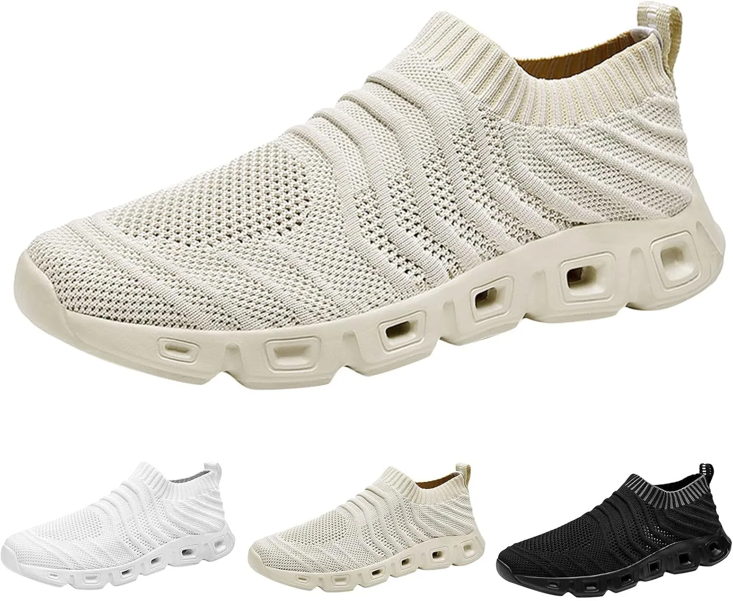 Mens Loafers & Slip-Ons Men Sports Shoes Spring and Summer Fashionable New Pattern Breathable Mesh Comfortable