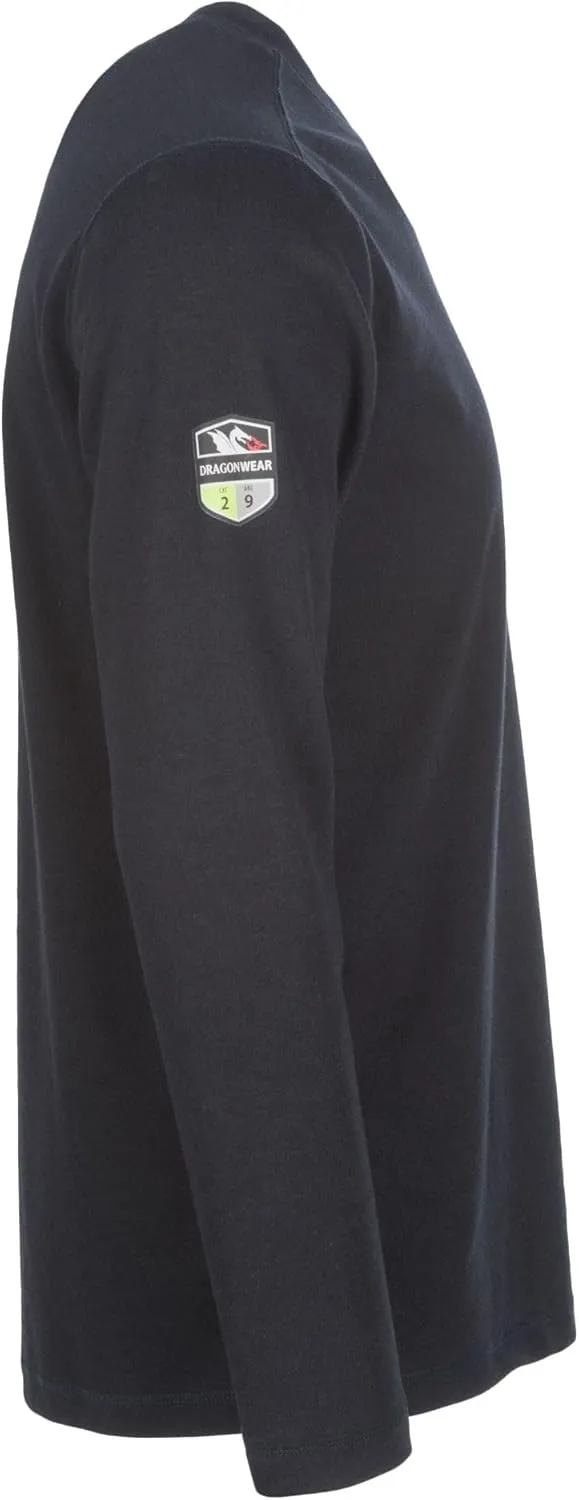 Men's Long Sleeve FR Shirt Pro Dry 6oz Lightweight Utility Shirt CAT 2 NFPA 70E NFPA 2112