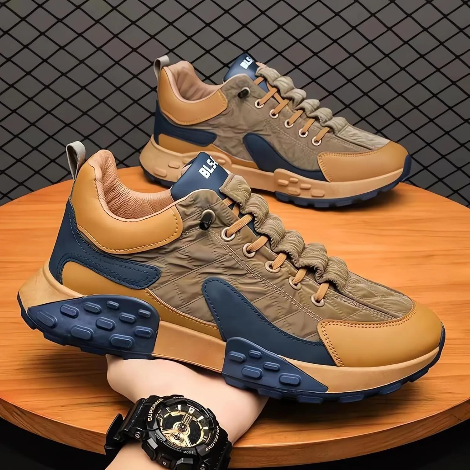 Men's Orthopedic Comfort Sneakers 2024 Waterproof Breathable Walking Tennis Comfortable Wide Shoes Slip on Sneaker