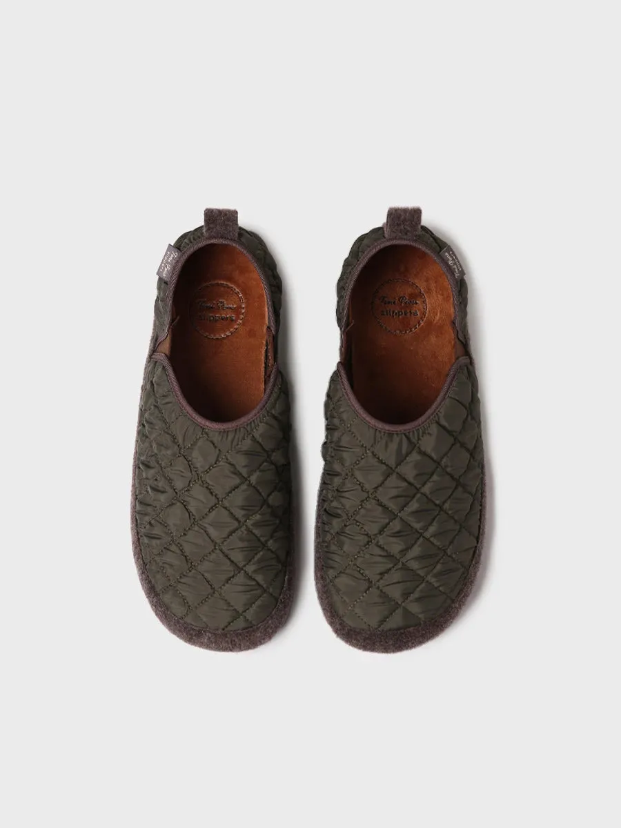 Men's Slippers in Padded Fabric - NINO-UM