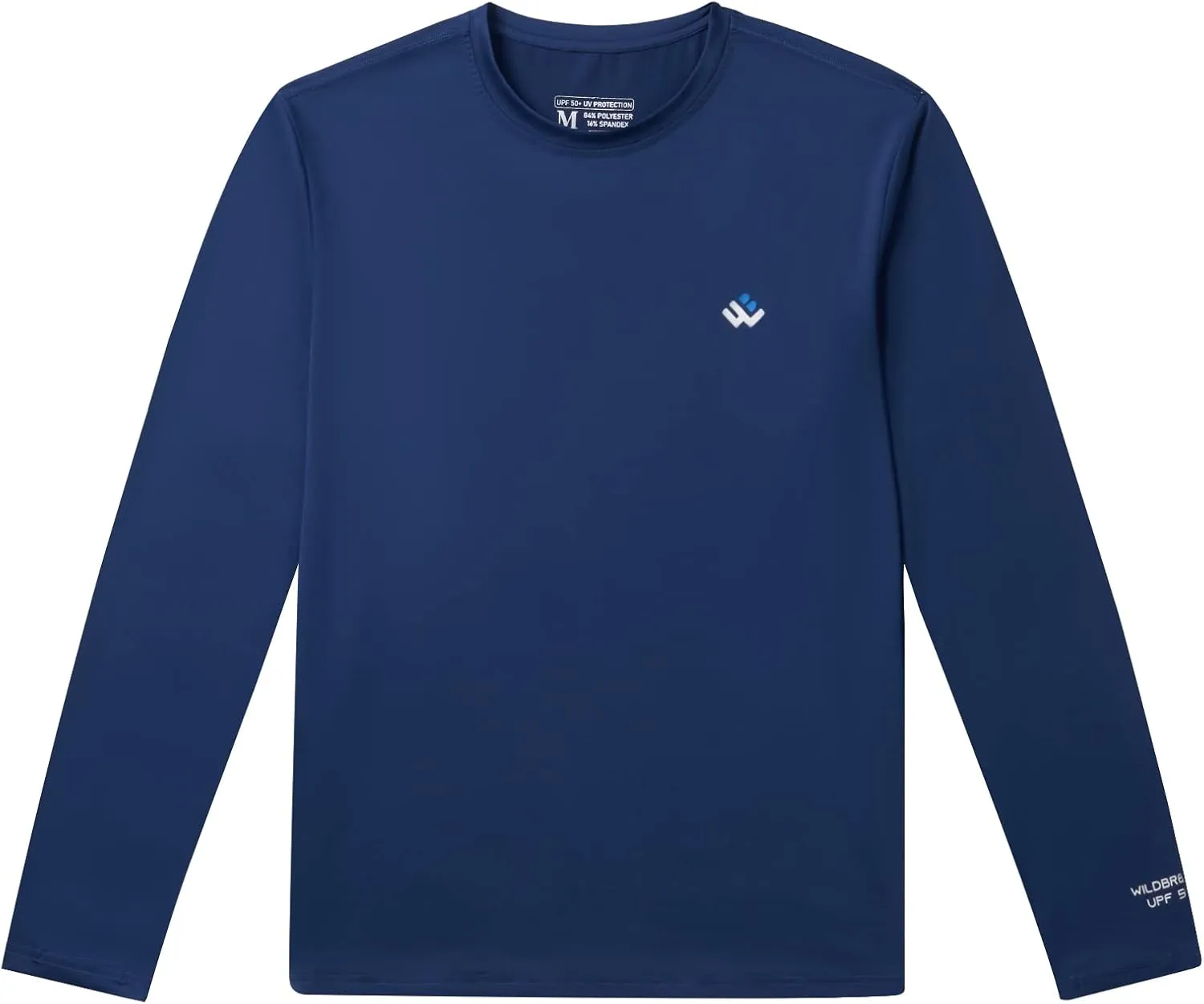 Men’s UPF 50  Lightweight Long Sleeve Casual T-Shirt Quick Dry UV Sun Protection for Outdoor Beach Hiking Fishing Exercise