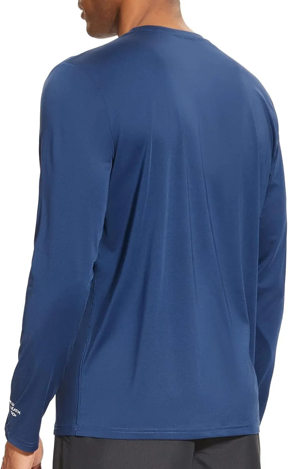 Men’s UPF 50  Lightweight Long Sleeve Casual T-Shirt Quick Dry UV Sun Protection for Outdoor Beach Hiking Fishing Exercise