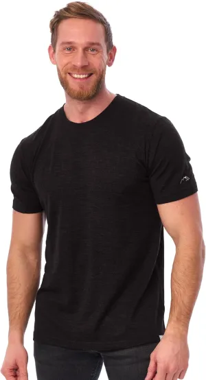 Merino.tech Merino Wool T-Shirt Mens - 100% Merino Wool Undershirt Lightweight Base Layer
