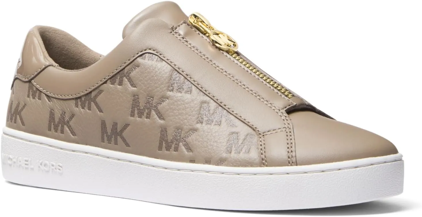 Michael Kors Women's Keaton Zip Slip on Sneaker Lace Up