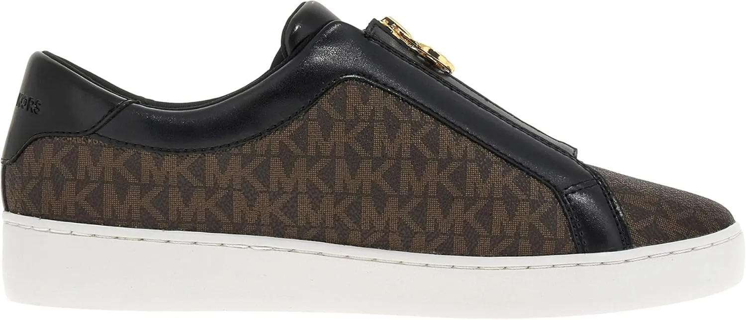 Michael Kors Women's Keaton Zip Slip on Sneaker Lace Up