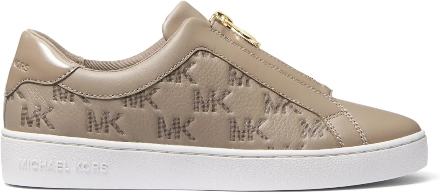 Michael Kors Women's Keaton Zip Slip on Sneaker Lace Up