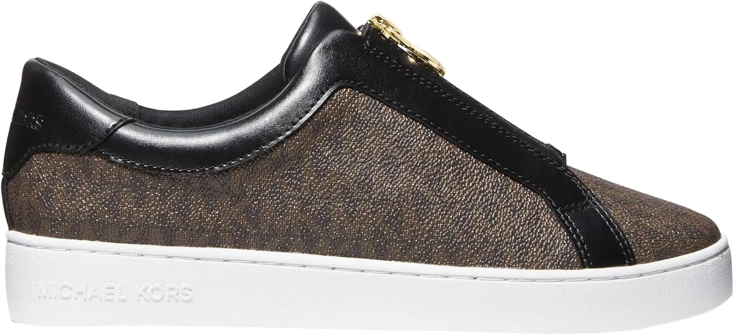 Michael Kors Women's Keaton Zip Slip on Sneaker Lace Up