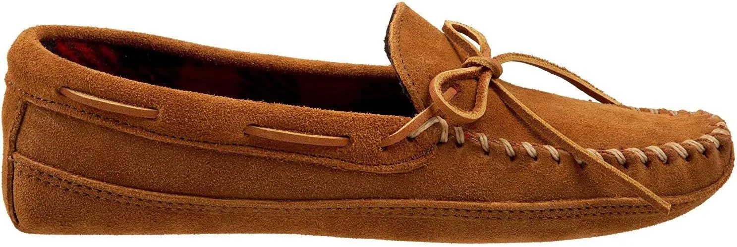 Minnetonka Men's Double Bottom Fleece Slipper