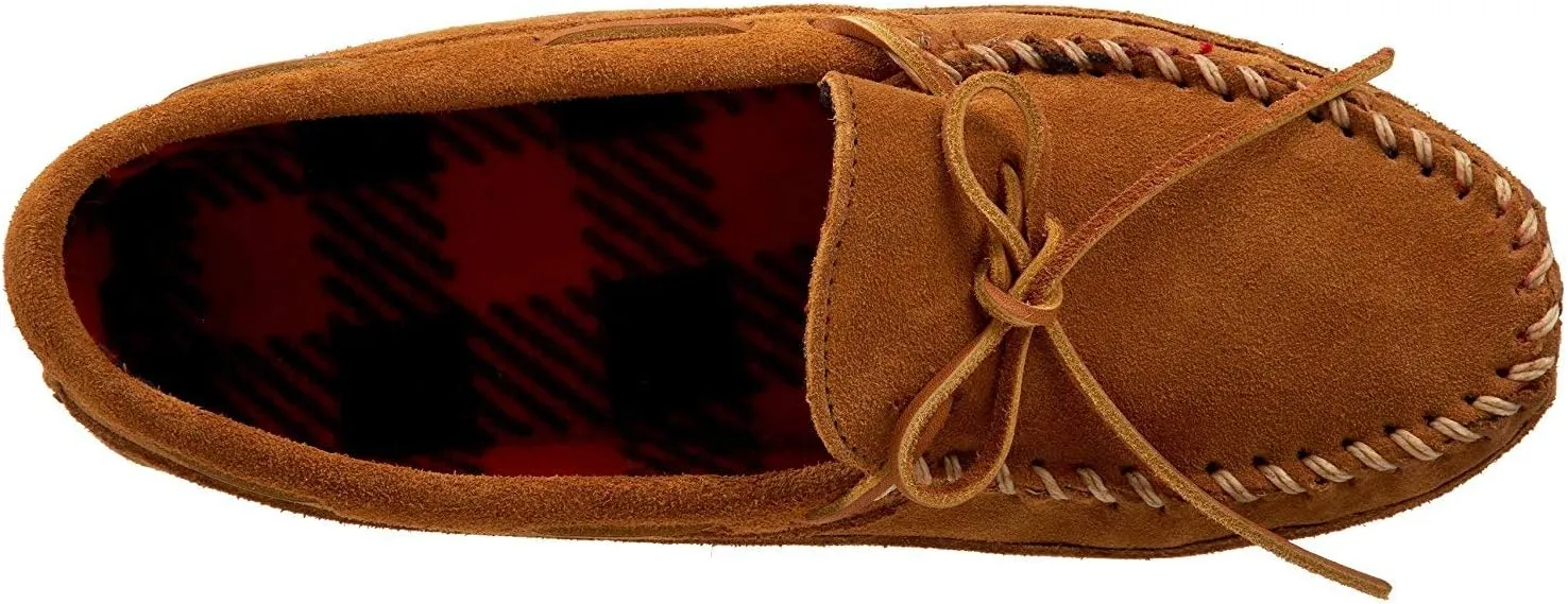 Minnetonka Men's Double Bottom Fleece Slipper