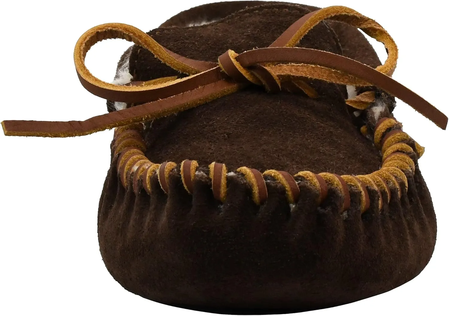 Minnetonka Men's Pile Lined Soft Leather Sole Slipper