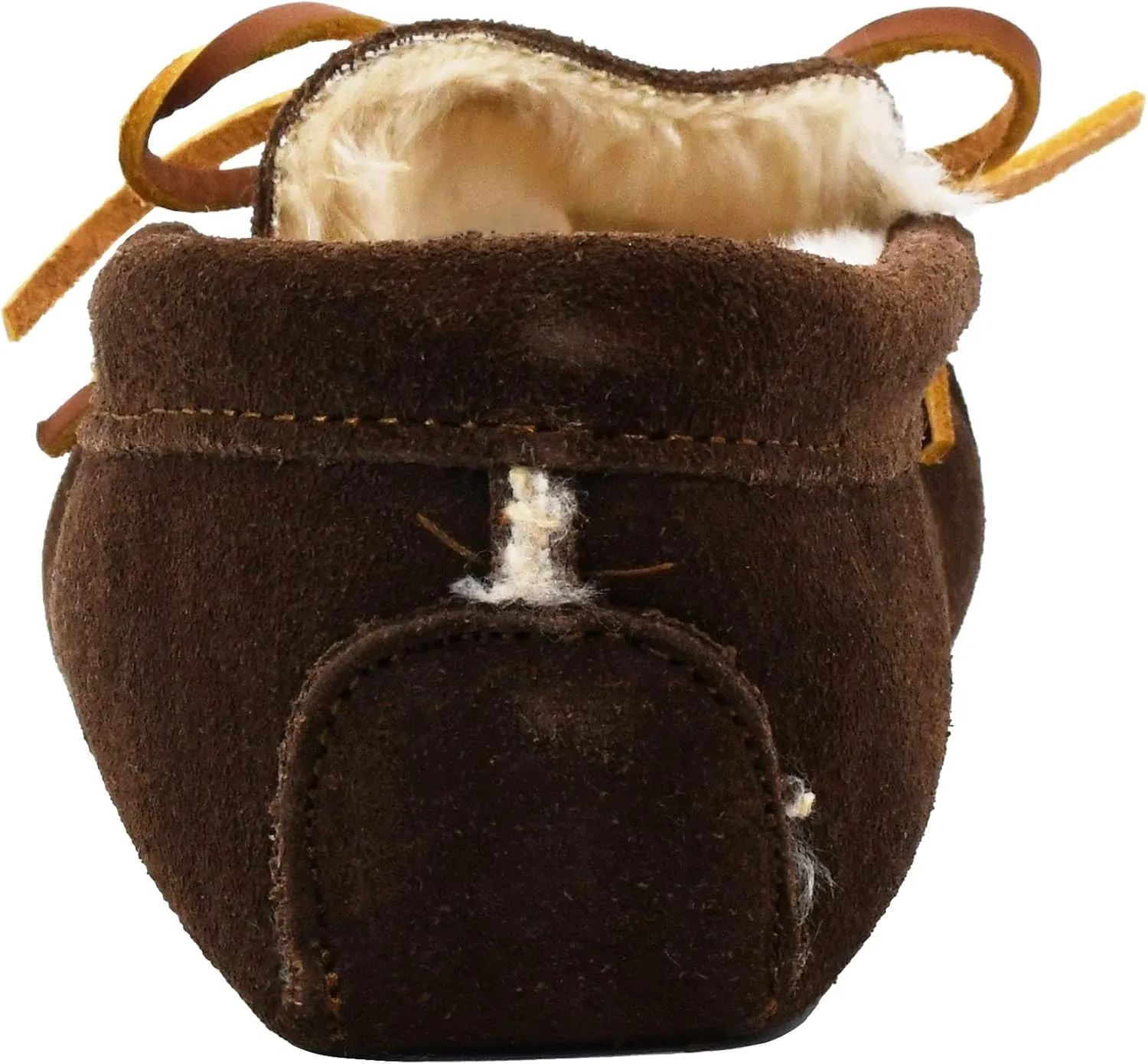 Minnetonka Men's Pile Lined Soft Leather Sole Slipper