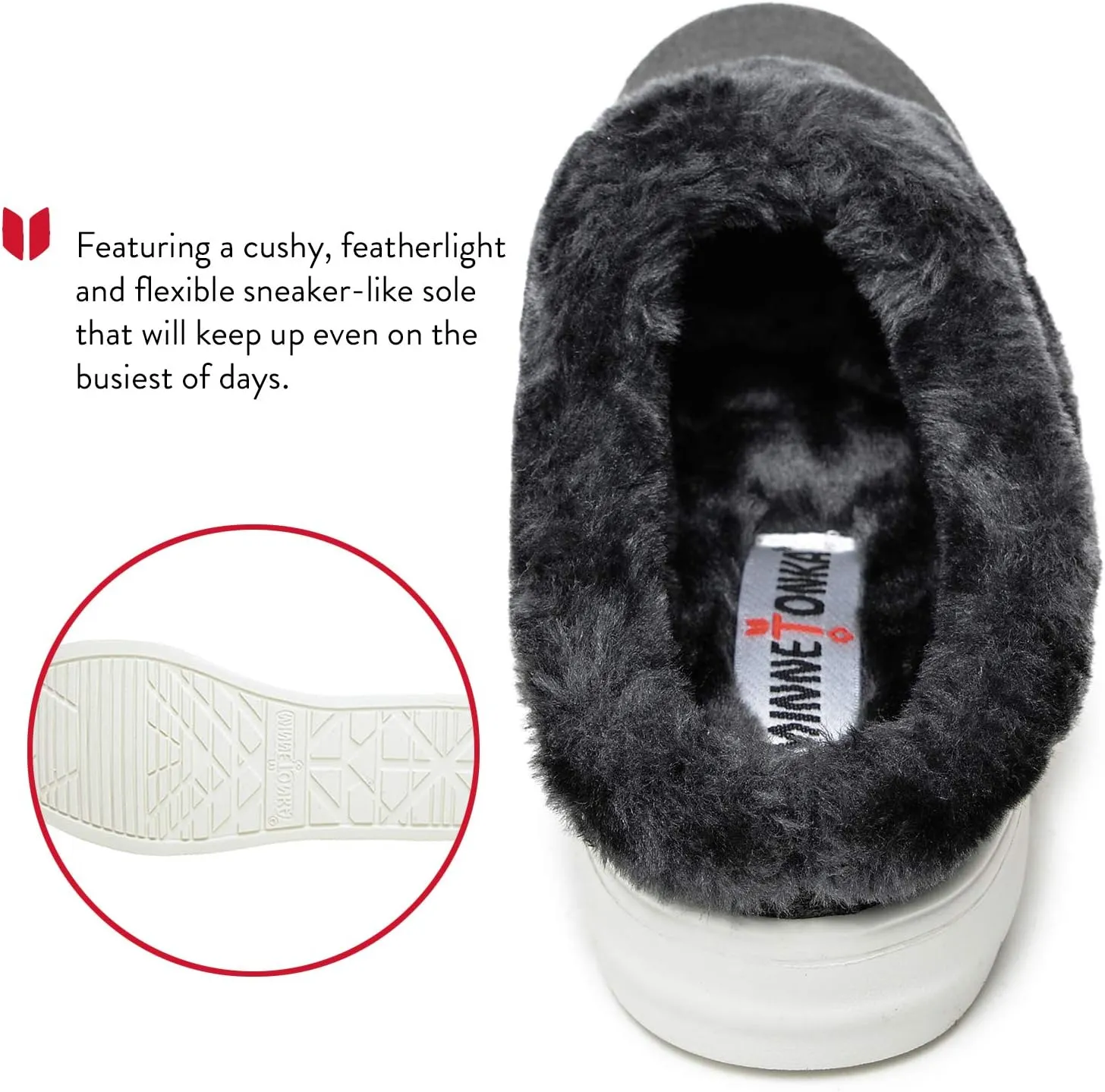 Minnetonka Women's Windy Open Back Slipper