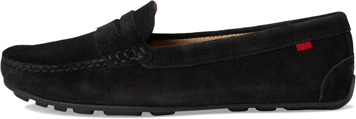 MJNY Womens Casual Comfortable Genuine Leather Lightweight Driving Moccasins Classic Fashion Penny Slip On Ladies Driving Loafer Flat Shoes