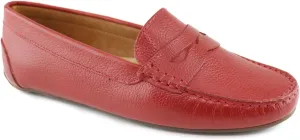 MJNY Womens Casual Comfortable Genuine Leather Lightweight Driving Moccasins Classic Fashion Penny Slip On Ladies Driving Loafer Flat Shoes
