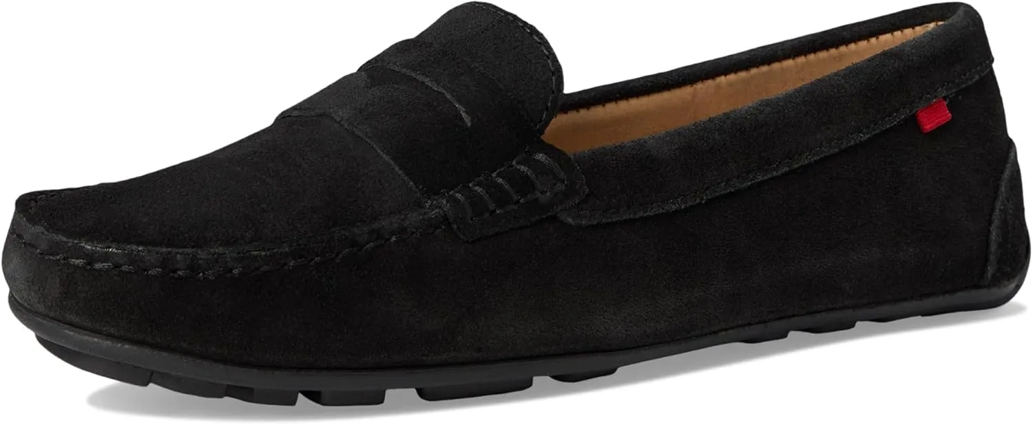 MJNY Womens Casual Comfortable Genuine Leather Lightweight Driving Moccasins Classic Fashion Penny Slip On Ladies Driving Loafer Flat Shoes