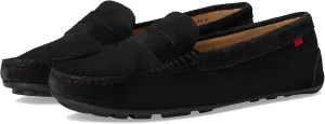 MJNY Womens Casual Comfortable Genuine Leather Lightweight Driving Moccasins Classic Fashion Penny Slip On Ladies Driving Loafer Flat Shoes