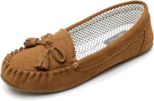 Moccasin Slippers for Women Flat Casual Comfortable Loafer Shoes Womens Moccasin Slippers Spring Driving Moccasins Shoes