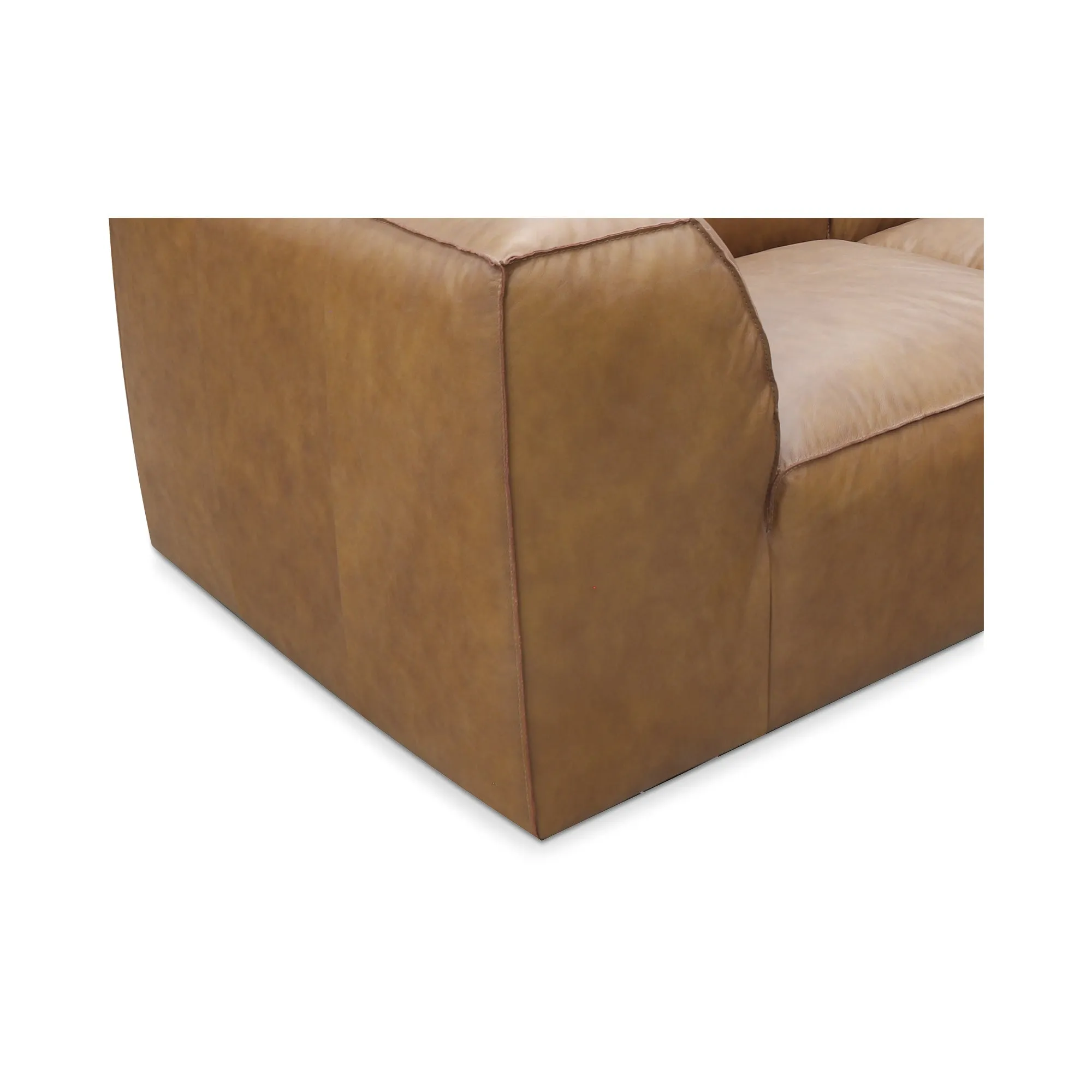 Moe's Home Collection Form Dream Modular Sectional ~ Sonoran Tan Leather