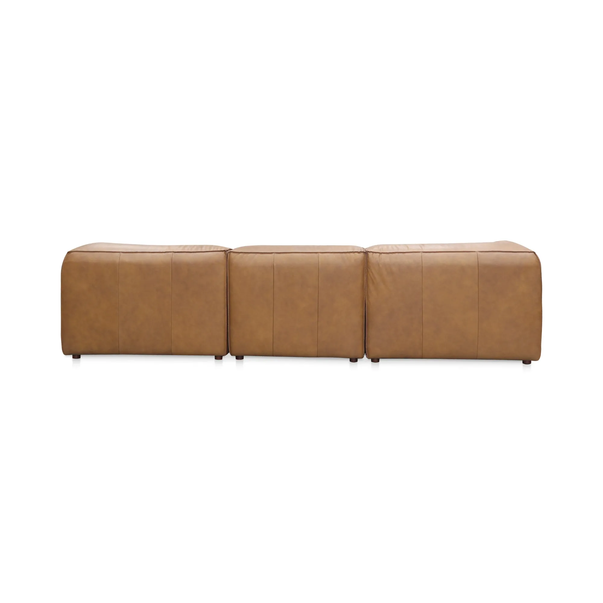 Moe's Home Collection Form Dream Modular Sectional ~ Sonoran Tan Leather