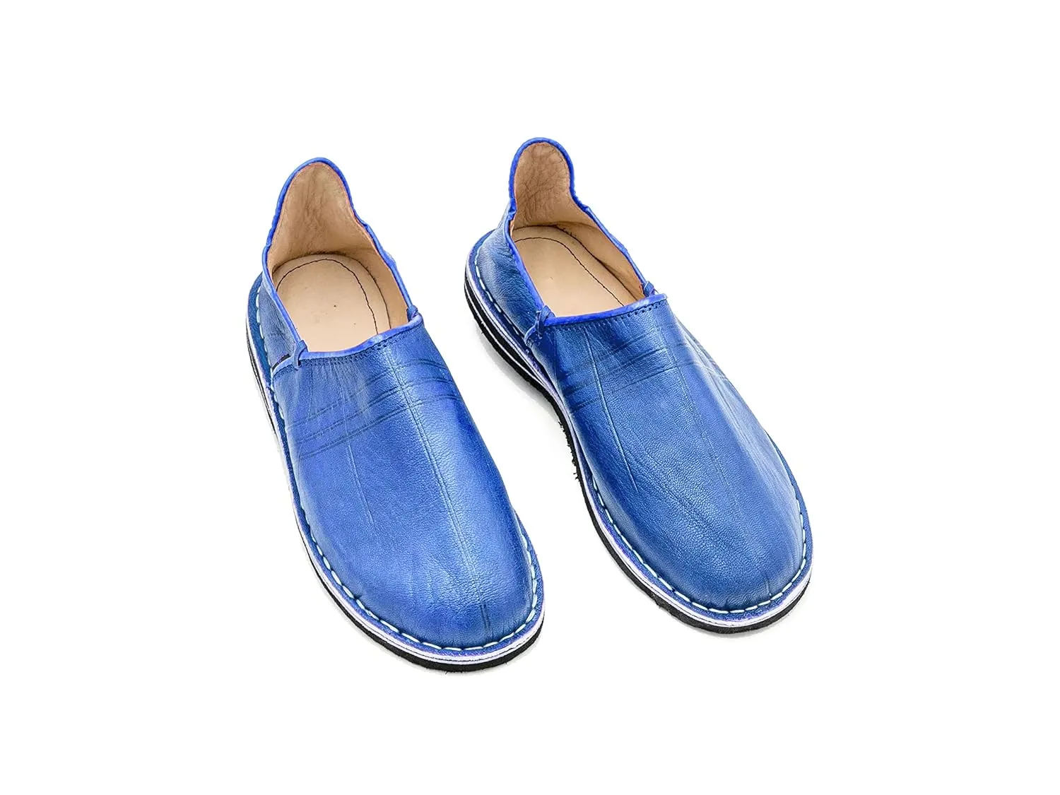 Moroccan babouche shoe, Leather slipper, Unisex Handmade Babouches slippers Dyed With Natural Color, babouche men, babouche women (38 EU, orange)