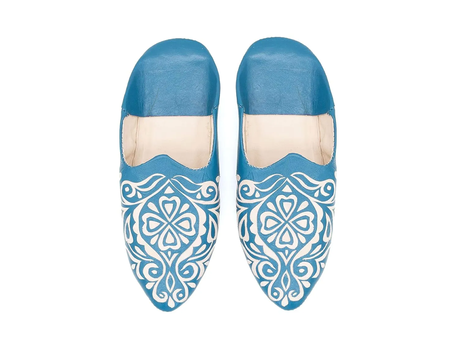 Moroccan babouche slipper, Leather slipper, women Handmade Babouches slippers Dyed With Natural Color, Lady babouche, Babouche women (41 EU, Orange)